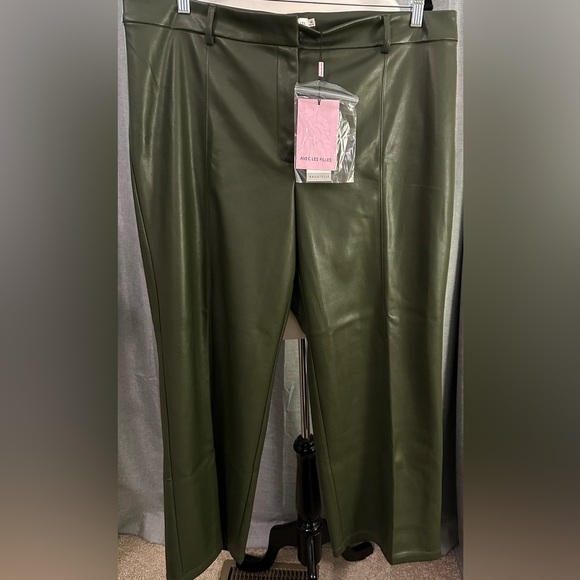 Anthropologie Avec Les Filles Faux Leather Pants - Picture 5 of 5